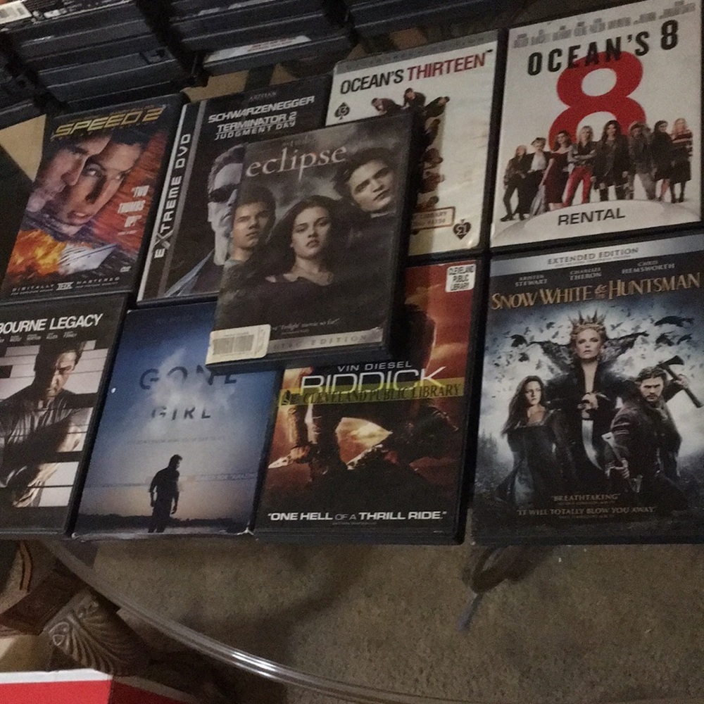 PREOWNED used wear and tear 9 dvd bundle